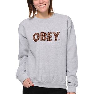 Obey Pullover Sweatshirt - Small